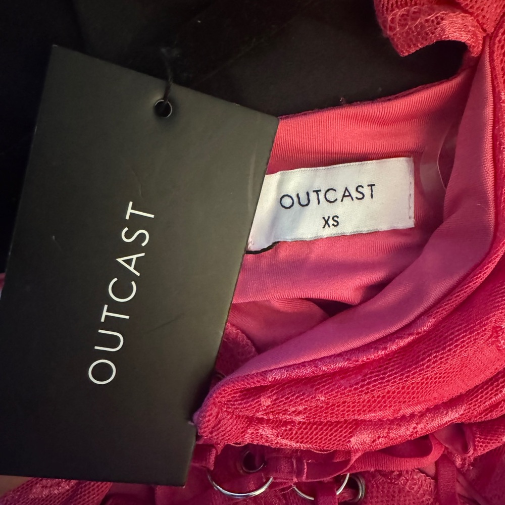 Outcast Keely Pink Cutout Mini Dress - Picture 5 of 6